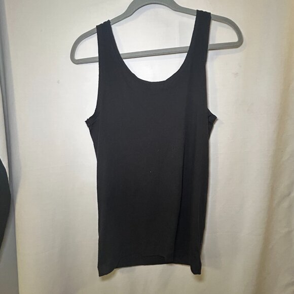 J.Crew Factory Tank Top Sequins Embellishment Cotton Sleeveless Design Black W S - Picture 6 of 10
